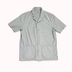 COS Button Down Collared Shirt w/ Pockets SZ S